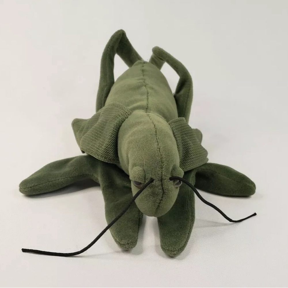 Vintage FOLKMANIS Folktails T2047 Glove Hand Puppet - Grasshopper 10"